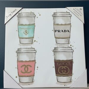New Design District Studio Canvas Wall Art Tiffany & Co Prada Chanel Gucci